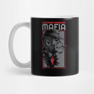 The funny monkey mafia Mug